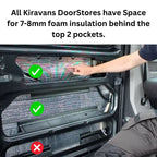 VW Transporter T5 to T6.1 Kiravans DoorStore (2nd Edition Black)