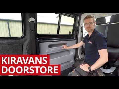 VW Transporter T5 to T6.1 Kiravans DoorStore (2nd Edition Black)
