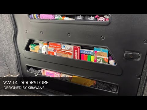 Kiravans VW T4 DoorStore - Unlock Extra Space in Your Sliding Doors with our Left & Right Door Storage Pockets
